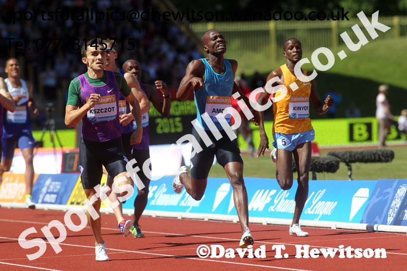 Mens 800 metres, IAAF Diamond League, Birmingham. Photo: David T. Hewitson/Sports for All Pics